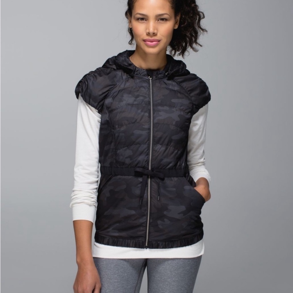 Lululemon Spring Fling Camo Puff Vest